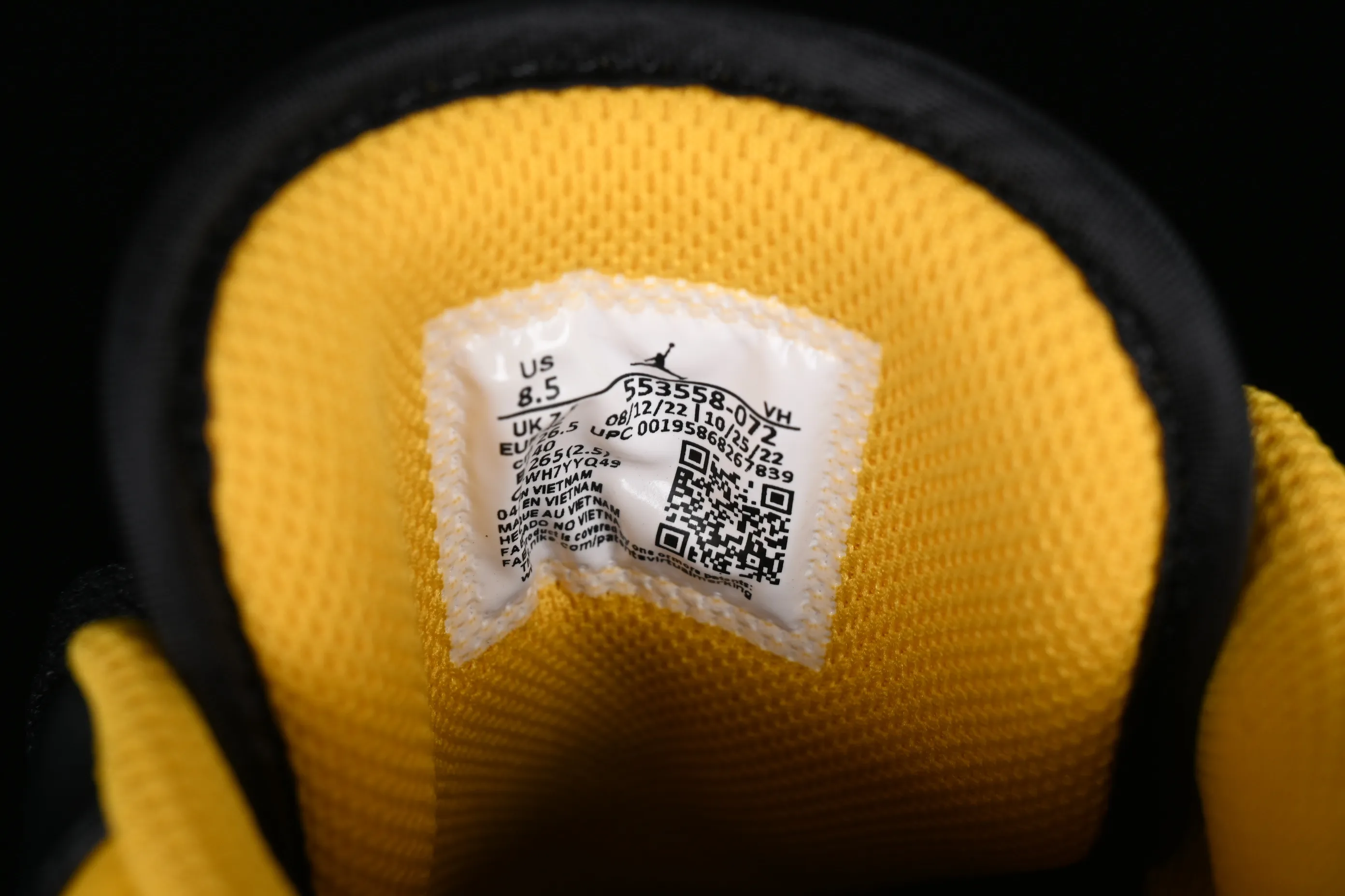 All categories Air Jordan Jordan series basketball shoes Air Jordan 1 Low Z version Air Jordan 1 Low OG "Yellow Ocher" AJ1 Joe 1 black and yellow low-top cultural casual sneakers 553558-072